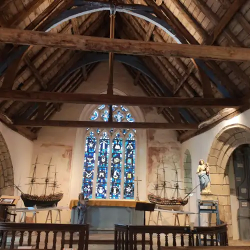 Rénovation éclairage chapelle Notre Dame de Bequerel au Bono - SARL Hervé Père & Fils