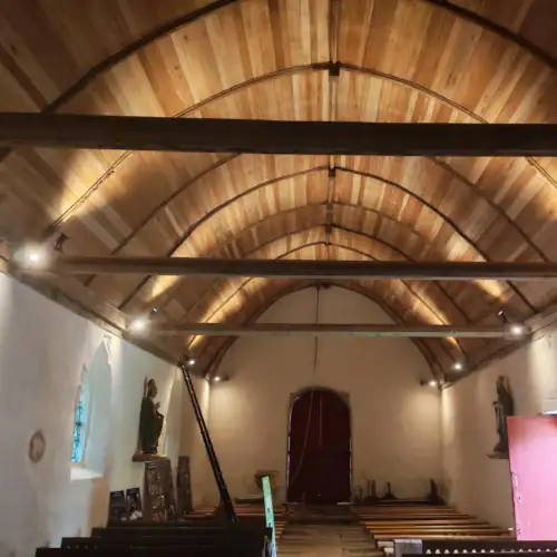 Rénovation éclairage chapelle Notre Dame de Bequerel au Bono - SARL Hervé Père & Fils