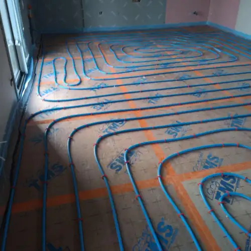 Pose d'un plancher chauffant à Baden - SARL Hervé Père & Fils