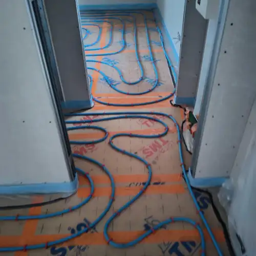 Pose d'un plancher chauffant à Baden - SARL Hervé Père & Fils