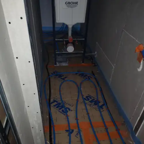 Pose d'un plancher chauffant à Baden - SARL Hervé Père & Fils