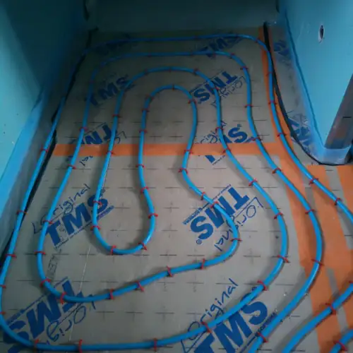 Pose d'un plancher chauffant à Baden - SARL Hervé Père & Fils